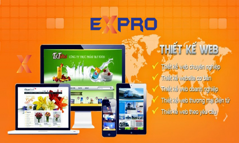 Công ty thiết kế web được đánh giá cao Expro Việt Nam