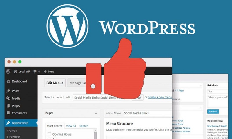 Tạo website bằng wordpress có nhiều ưu điểm